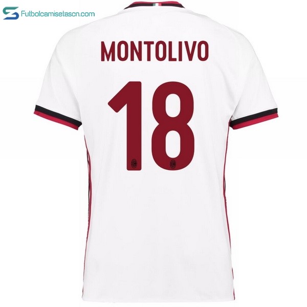 Camiseta Milan 2ª Montolivo 2017/18